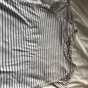 Black and white striped tee shirt